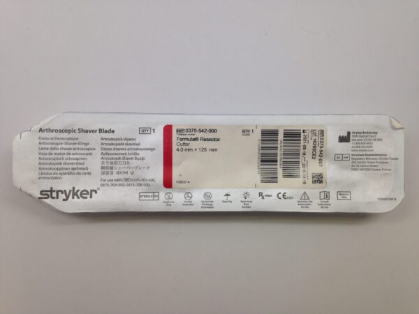 STRYKER Formula Resector 0375-542-000 4.0MM (лезвие для артроскопии 4мм)