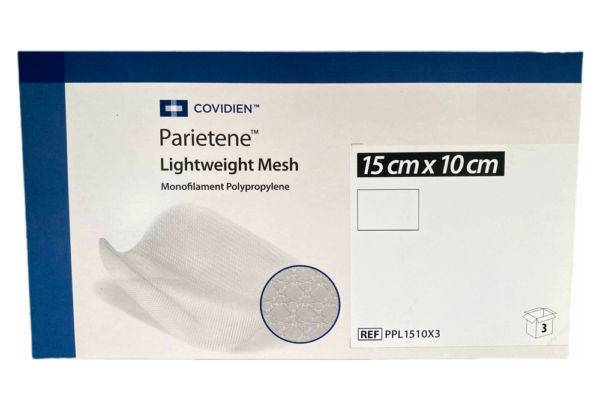 Облегченная полипропиленовая сетка Covidien Parietene light PPL1510X3